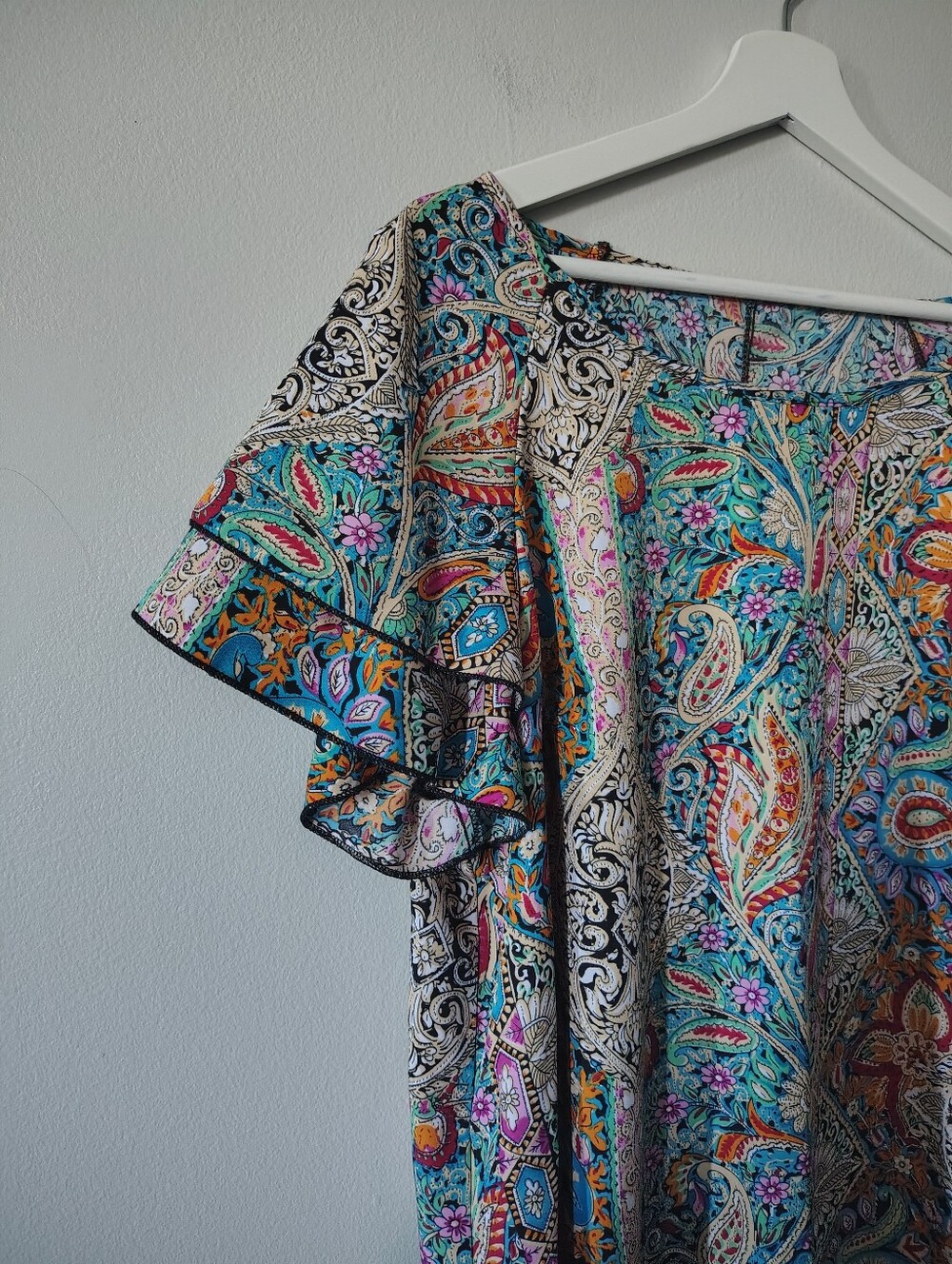 NWOT Multicolour and Paisley Print Blouse - Picture 3 of 4